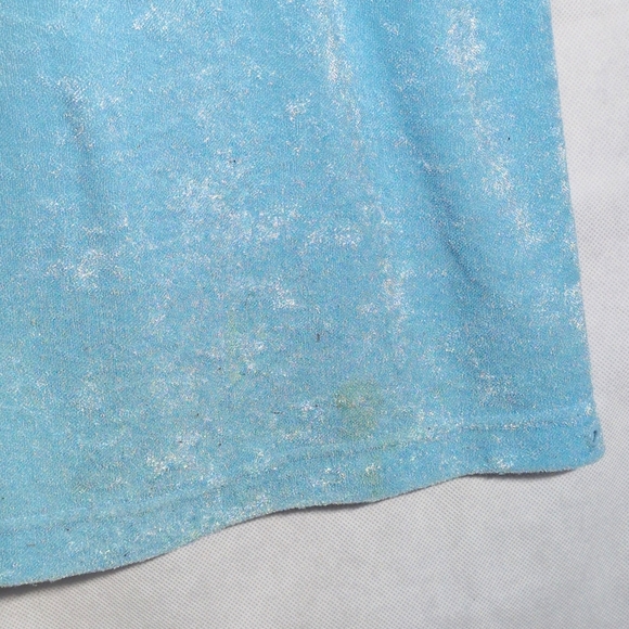 Veezo Streetwear Sz L Russian Light Blue Velour Zip-Up Jacket - Picture 4 of 9